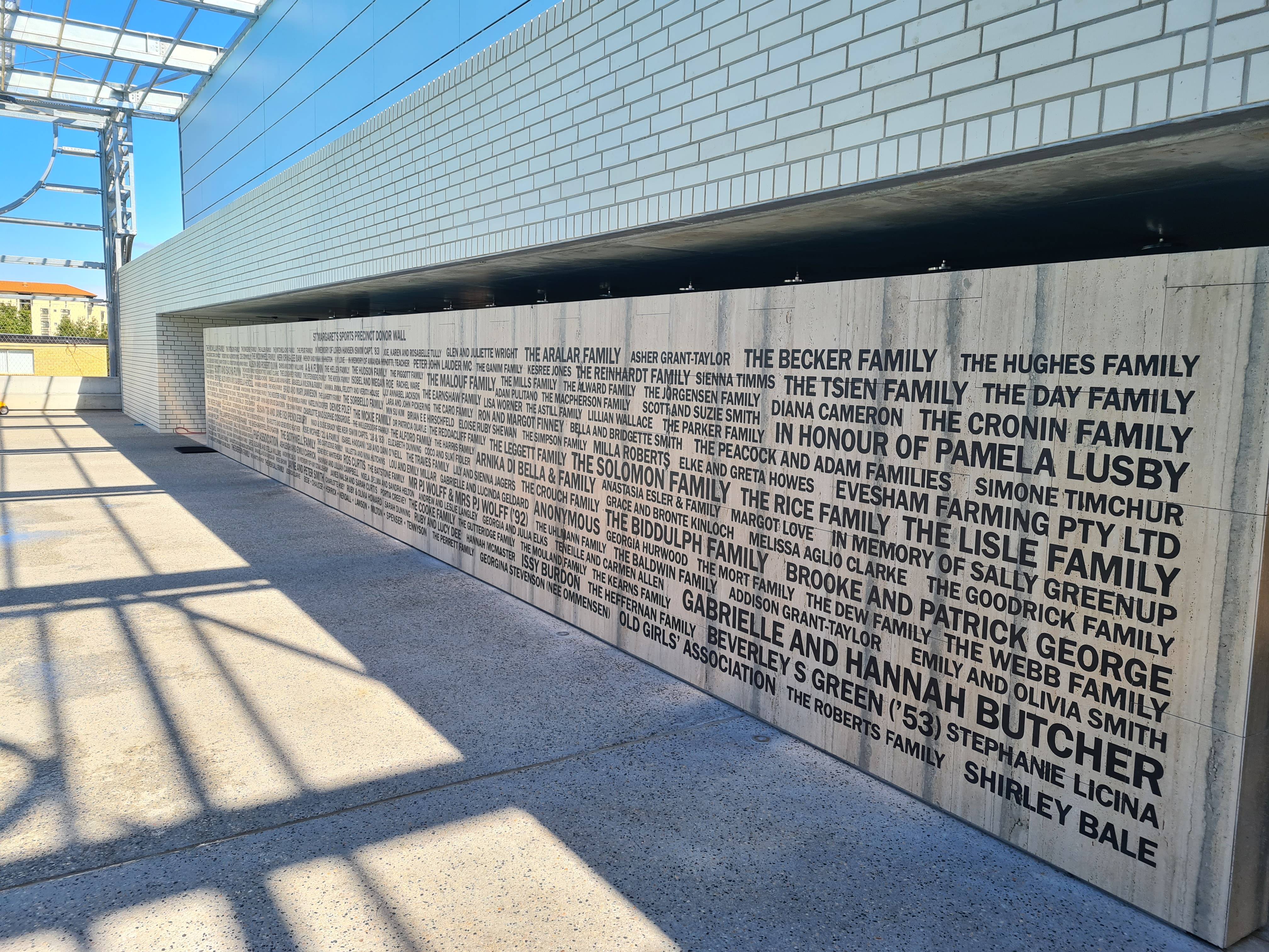 cnc routed donor wall