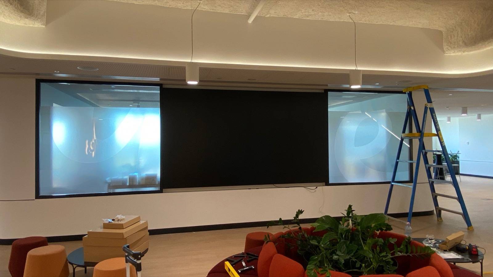 Optus Yes Window Frosting