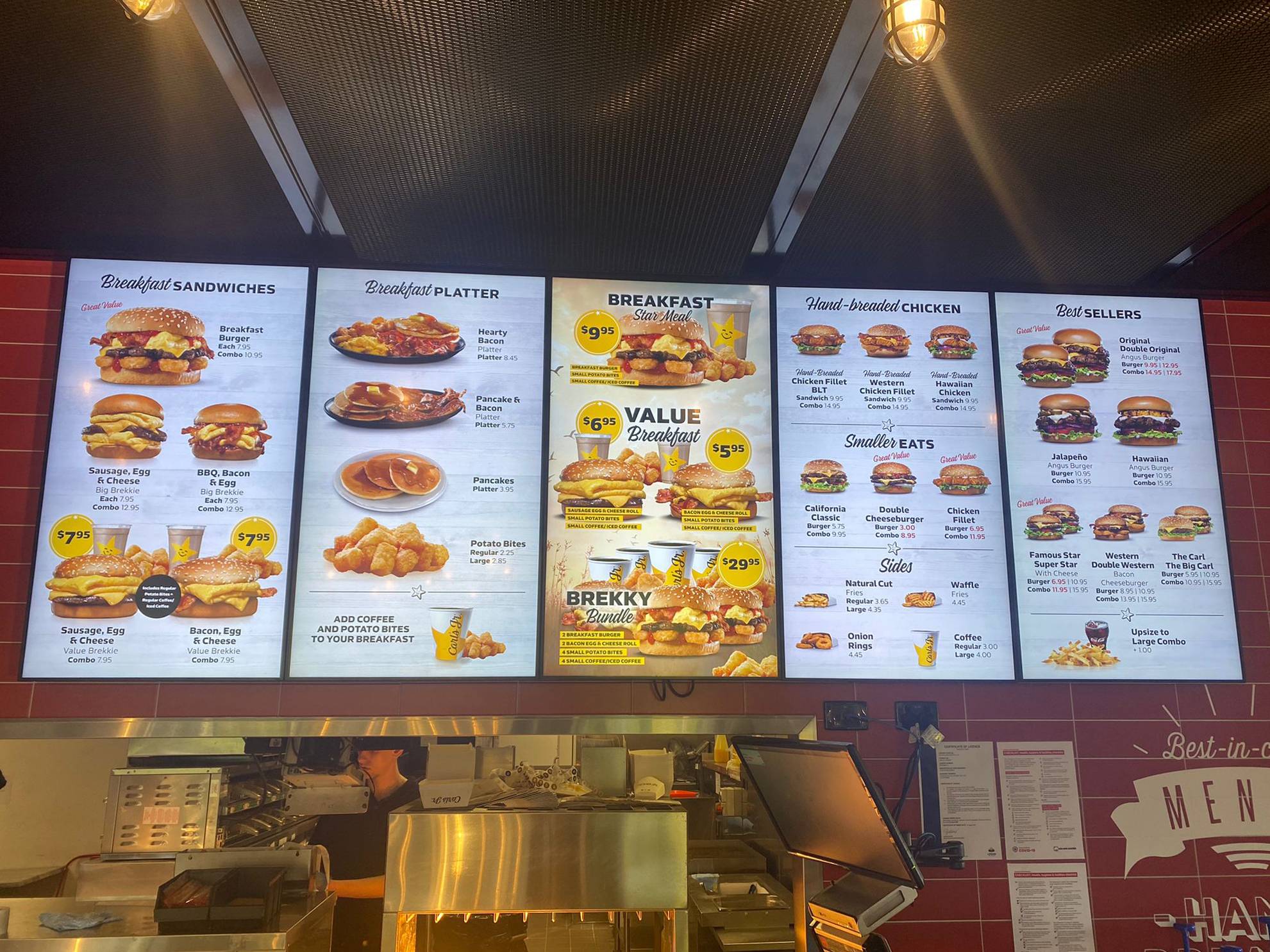 lcd menu boards