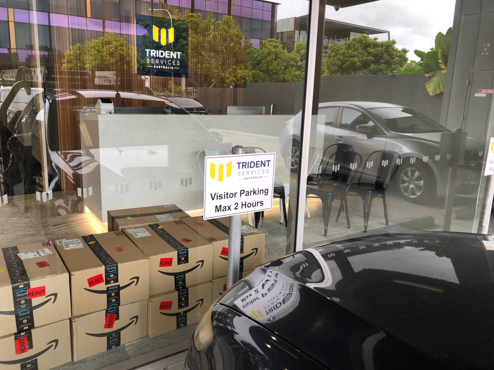 Trident Parking Signage