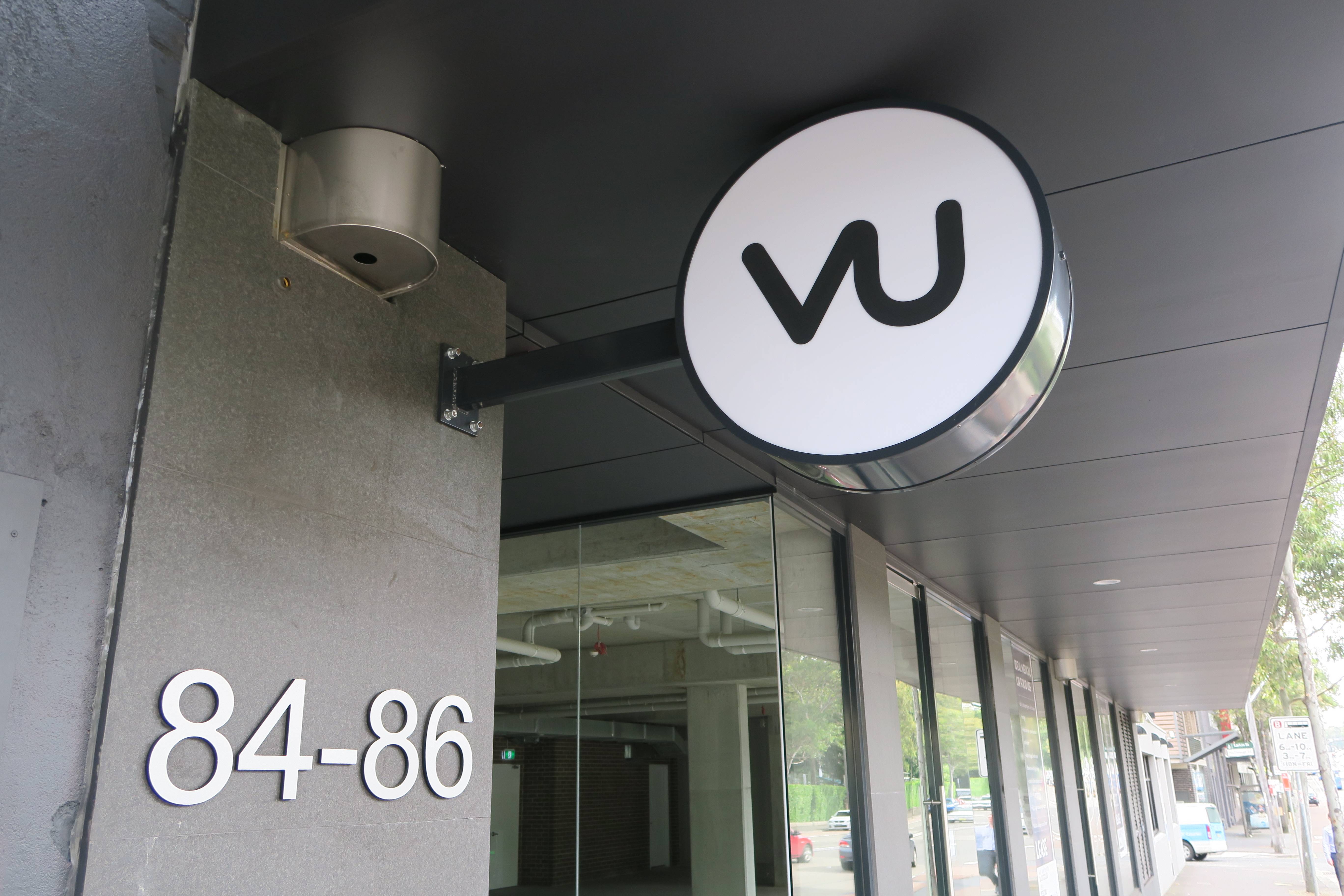 Veriu Cantilever Sign