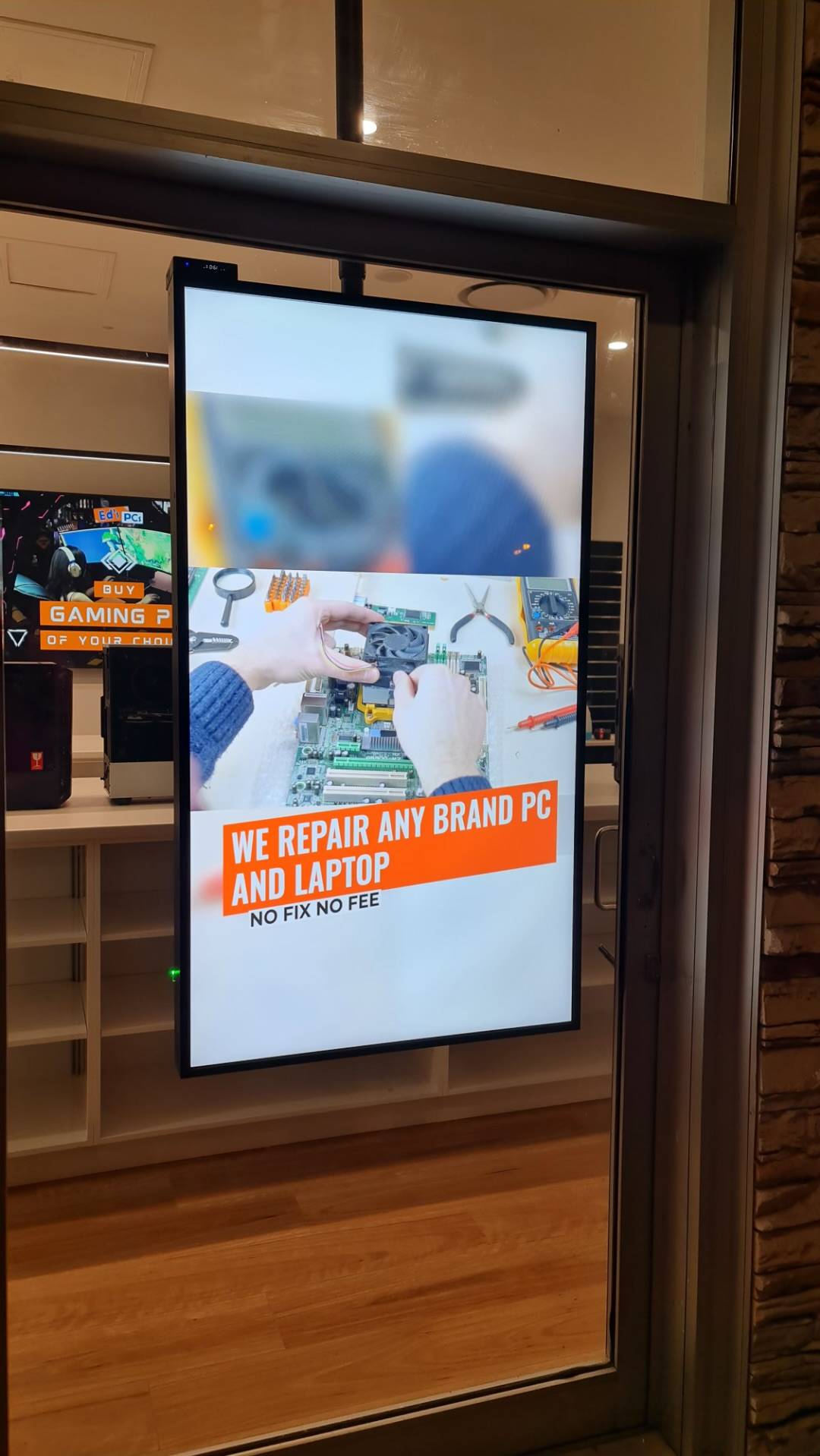 Ed's PCs Internal Digital Signage Display