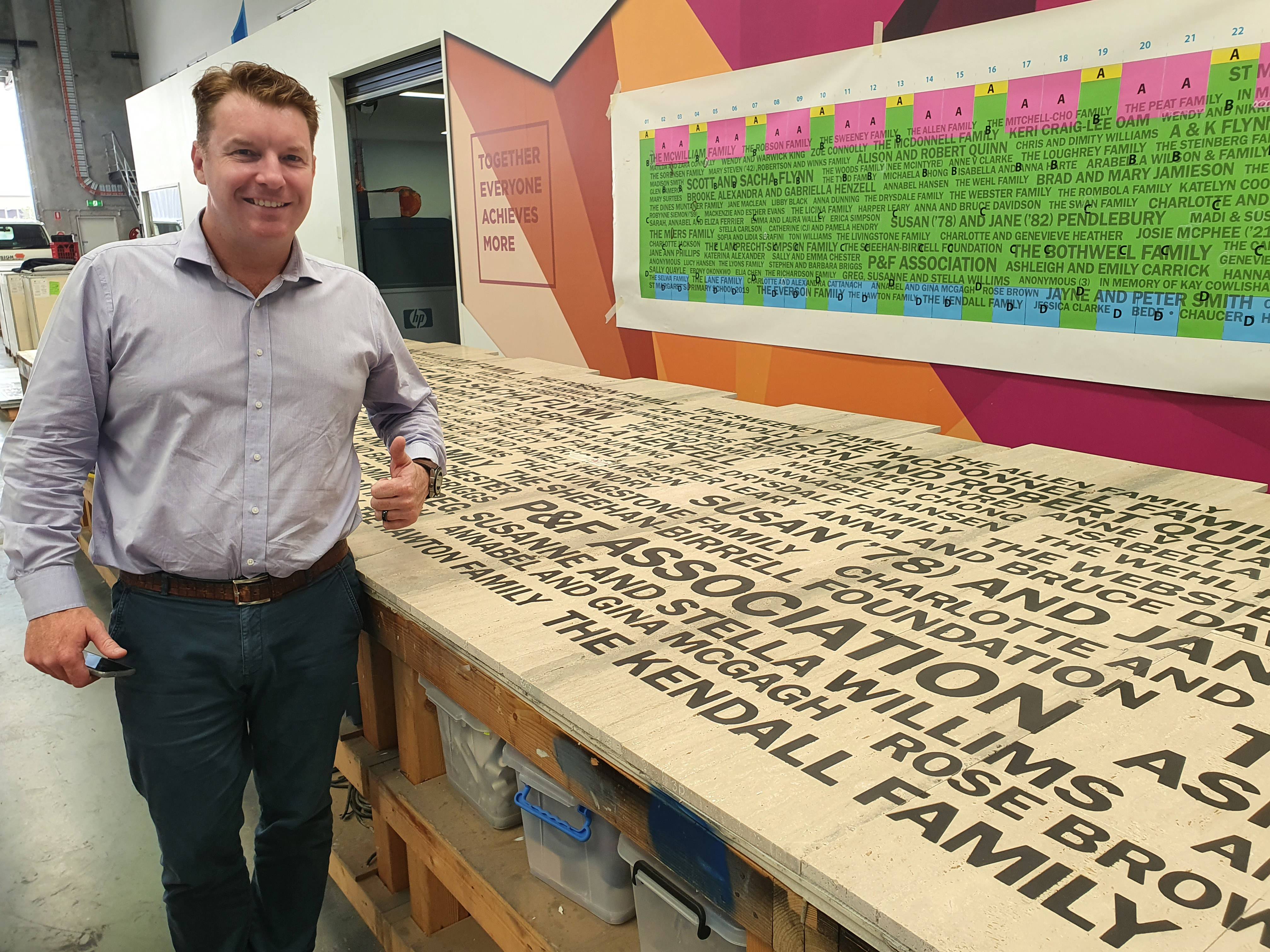 cnc routed donor wall