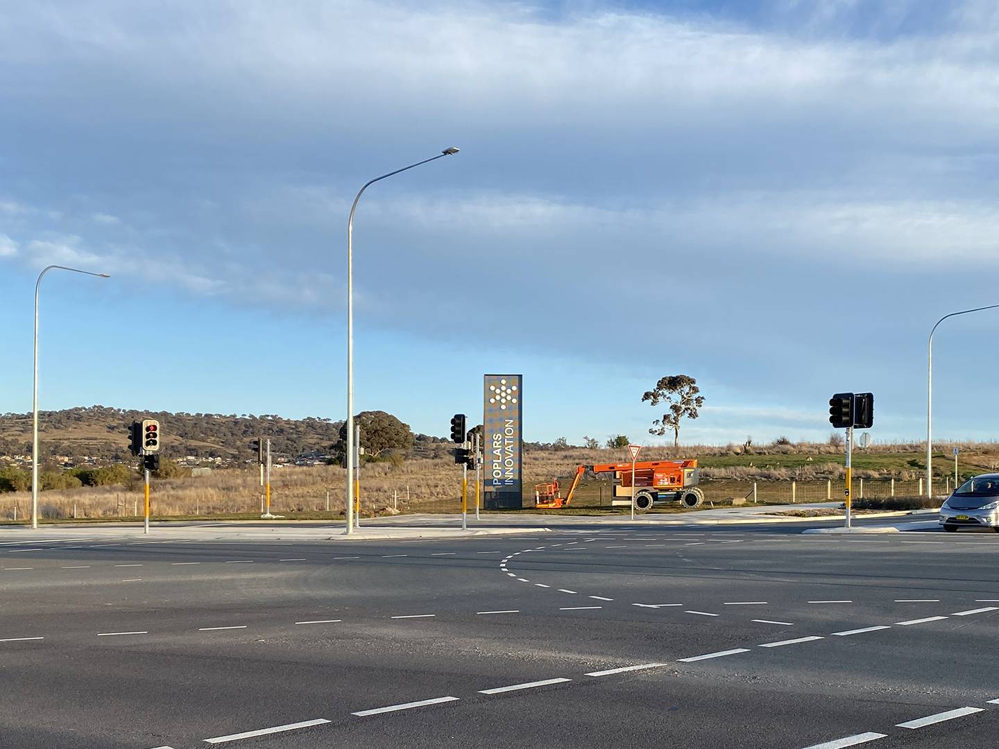 BMD Poplars Pylon Installed 